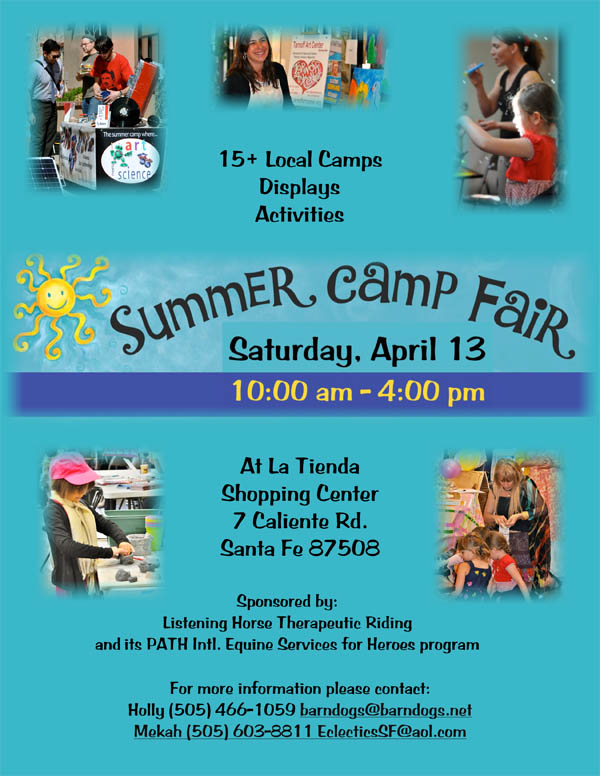 summer camp fair listening horse therapeutic riding summer horse camp flyer